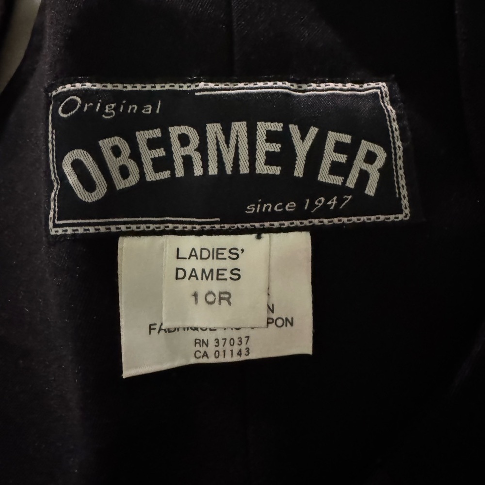 Original Vintage OBERMEYER Stirrup Ski Bibs by Sz 10R - Picture 6 of 6